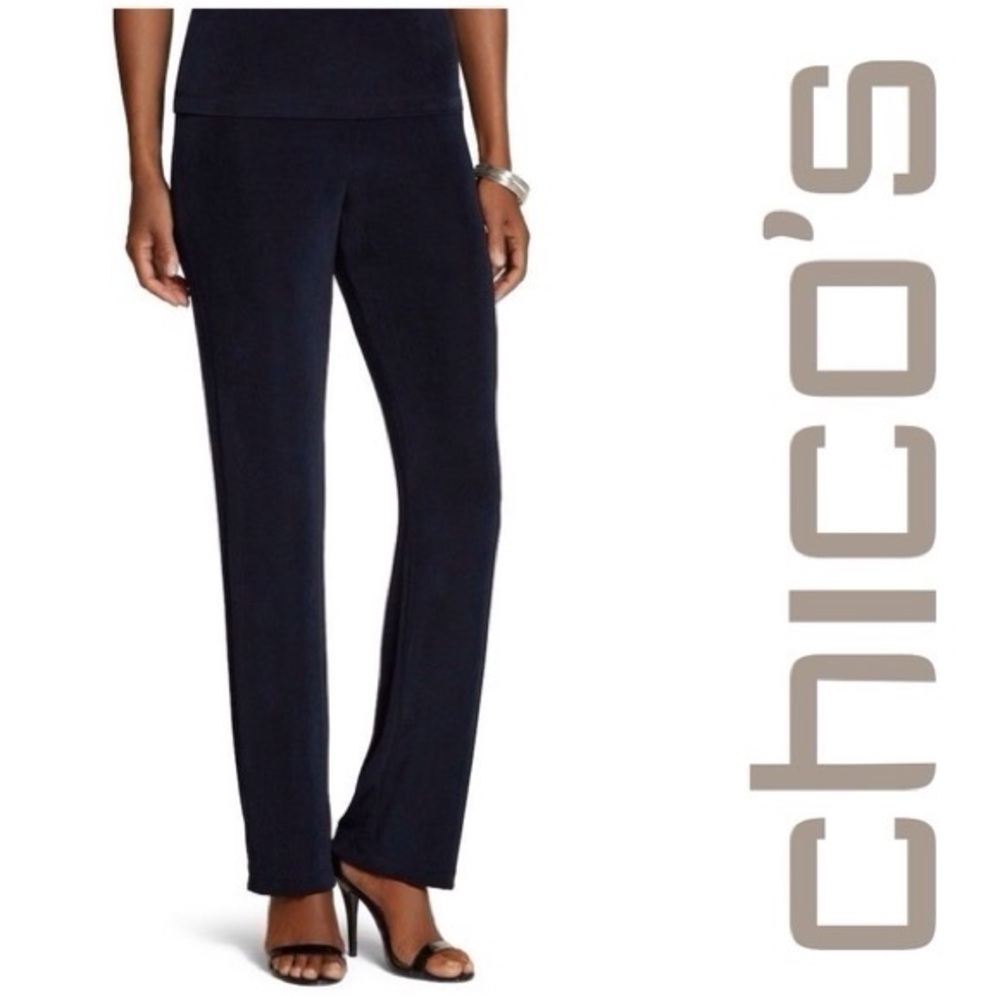 Chico's Travelers Straight Leg Pants